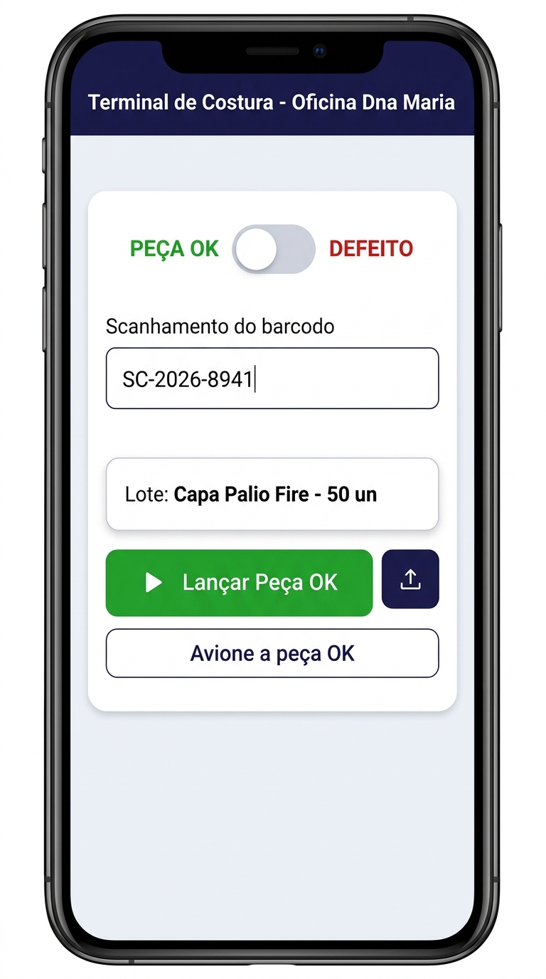 Terminal do Costureiro PWA Mobile